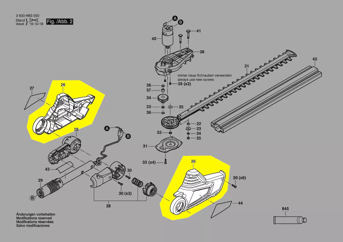 Carter moteur réf. F 016 F05 238 Bosch